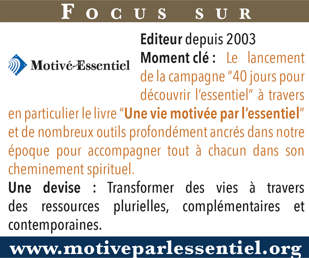 Focus sur Motivé par l'Essentiel
